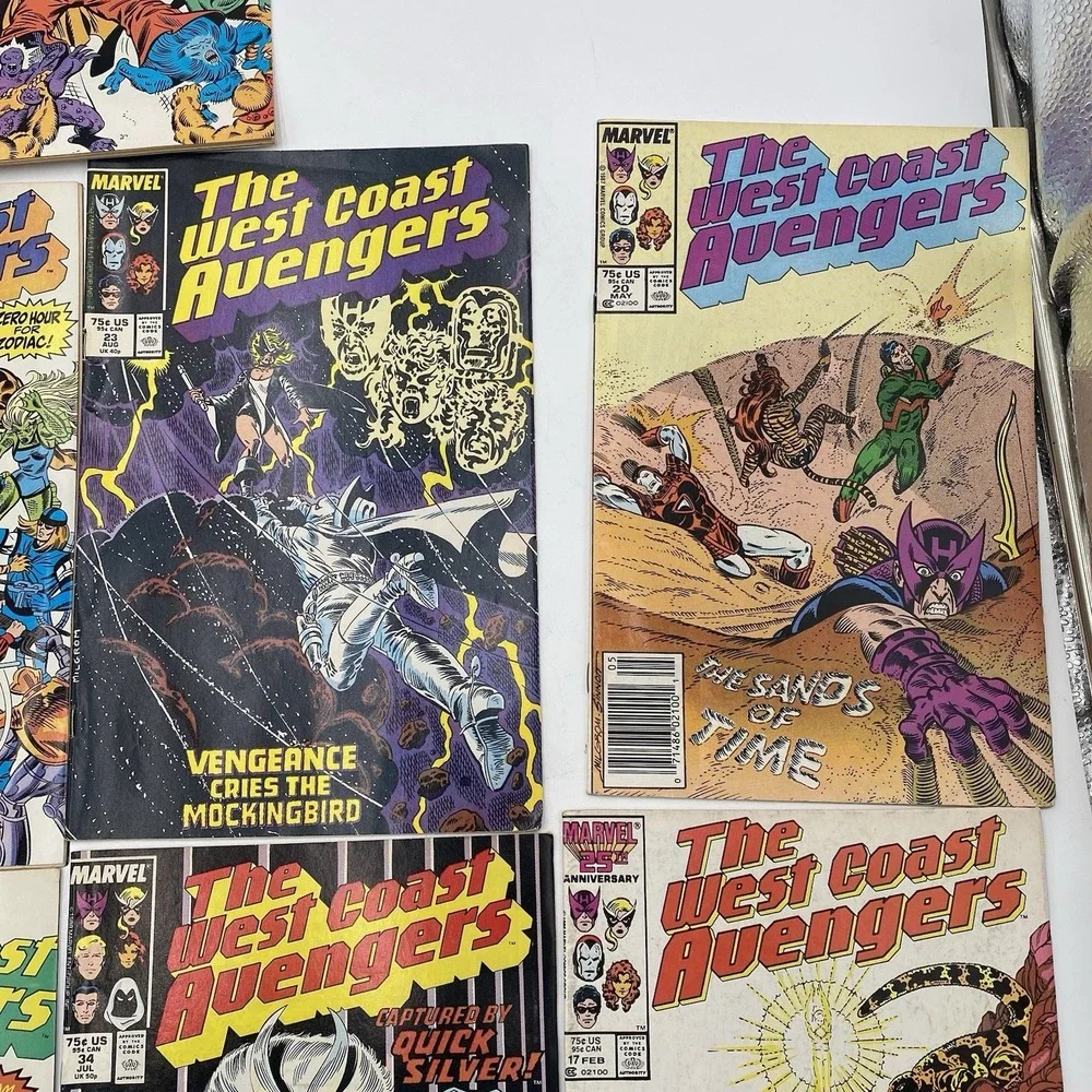 The West Coast‎ Avengers Comic Book Collection Lot 10 Issues Marvel SEE ALL PICS